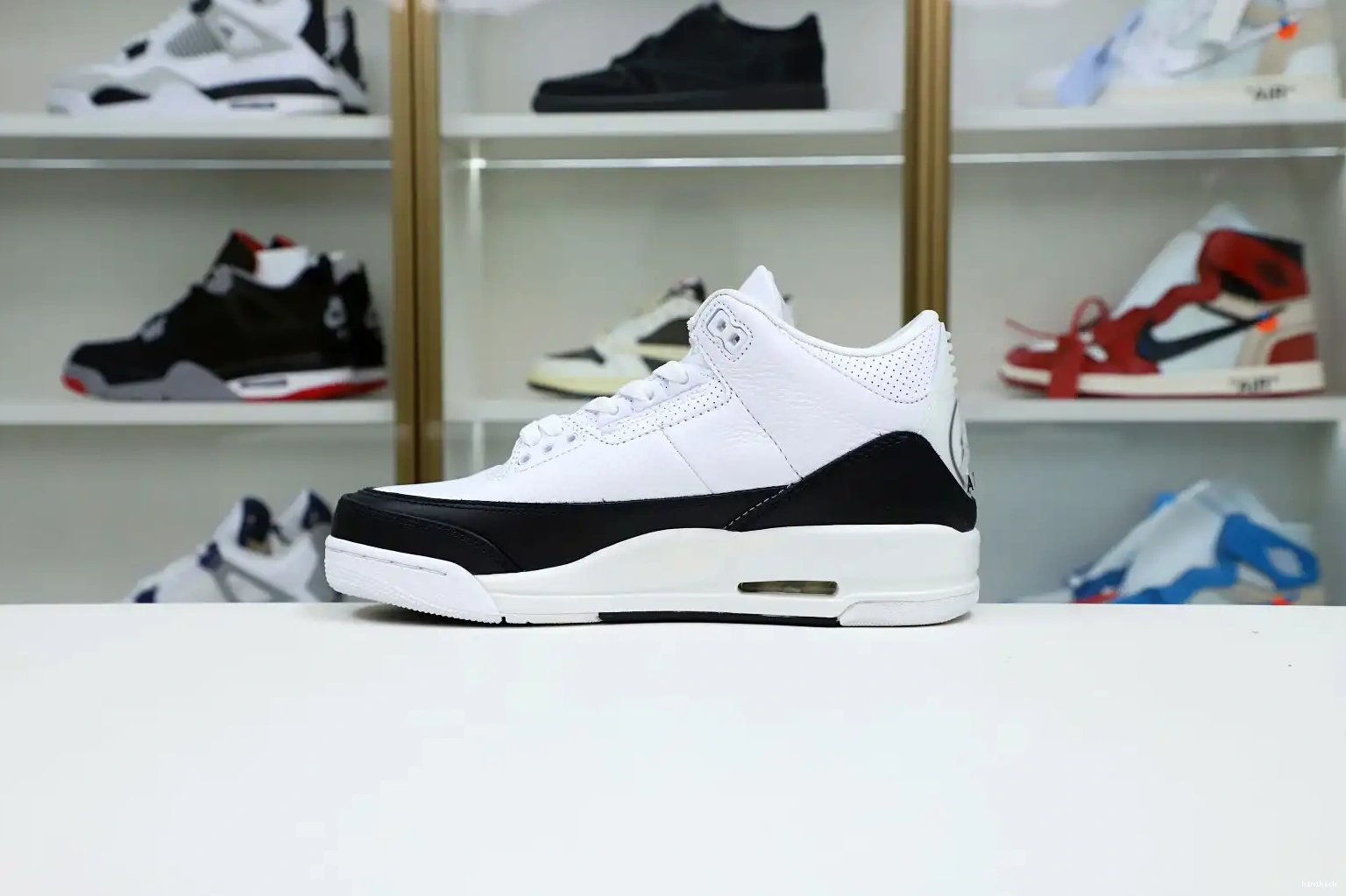 SP 'WHITE' JORDAN 3 Kimikick AIR RETRO DESIGN FRAGMENT X 0414